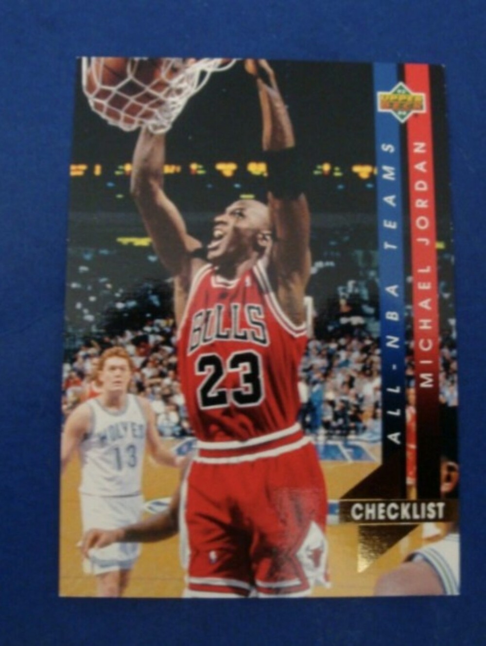 1993-94 Upper Deck All NBA Teams Checklist #AN15 Michael Jordan Pack to Sleeve